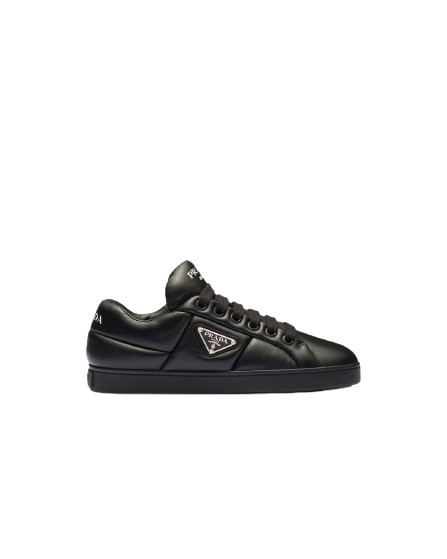 (W) Prada Padded Nappa Leather Sneakers Black