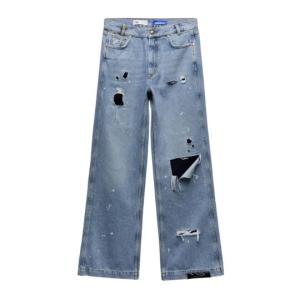 Ader Error x Zara Patchwork Jeans Blue