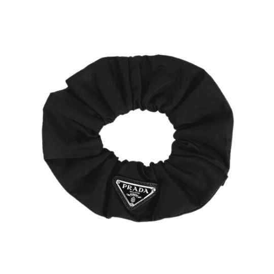 Prada Re-Nylon Scrunchie Black