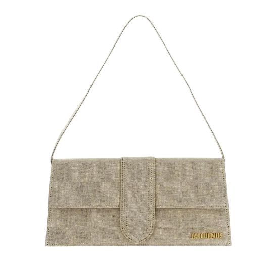 Women's Le Bambino Long Shoulder Bag - Light Gray