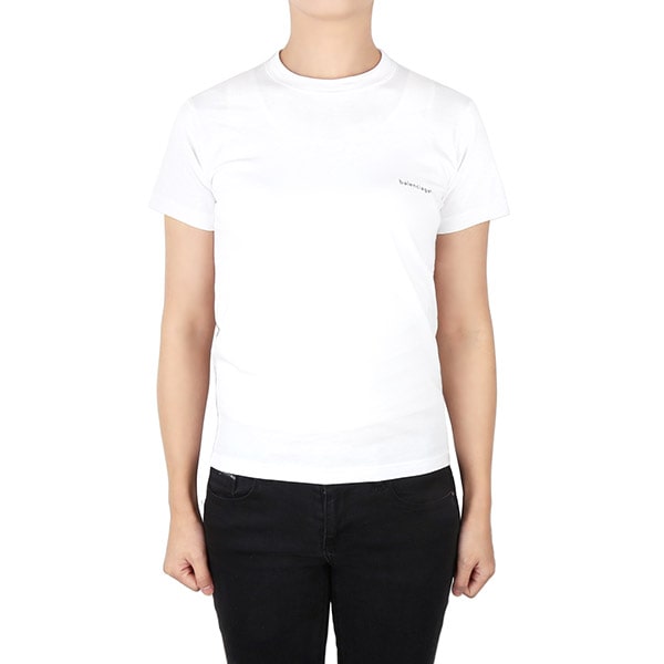 White Logo Slim T-Shirt
