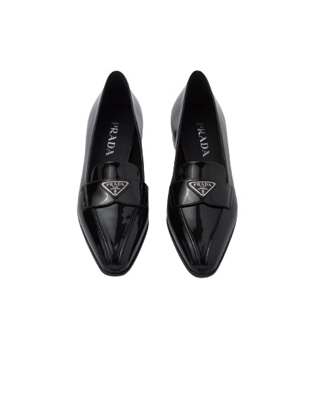 Patent leather loafers
