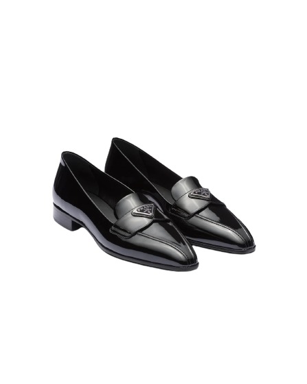 Patent leather loafers