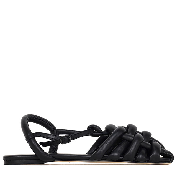 Black Cabersa Fisherman Sandals