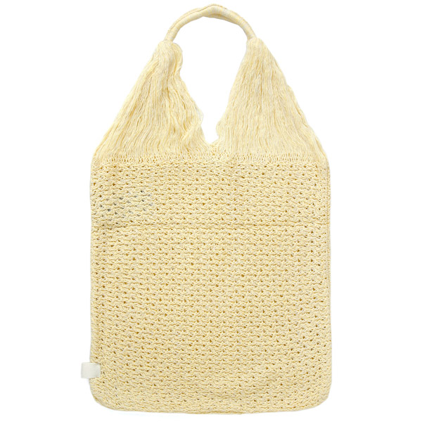 Yellow Knit Tote Bag