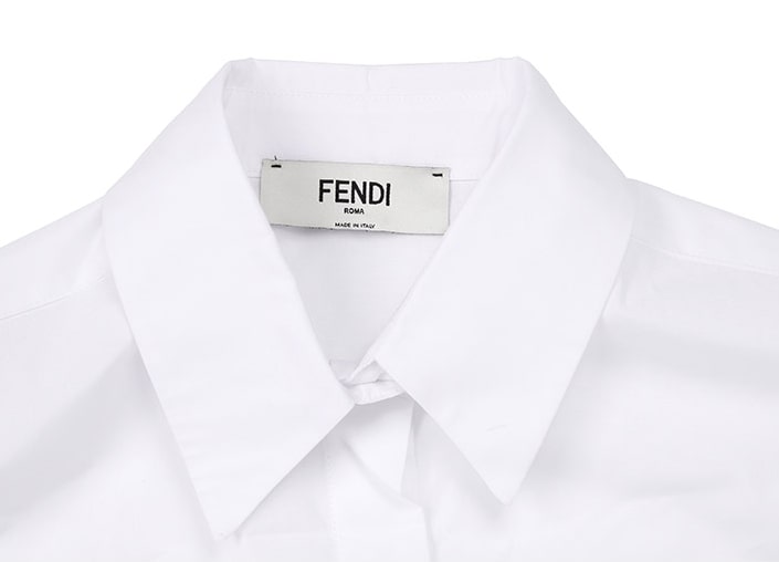 White Pocket Poplin Shirt