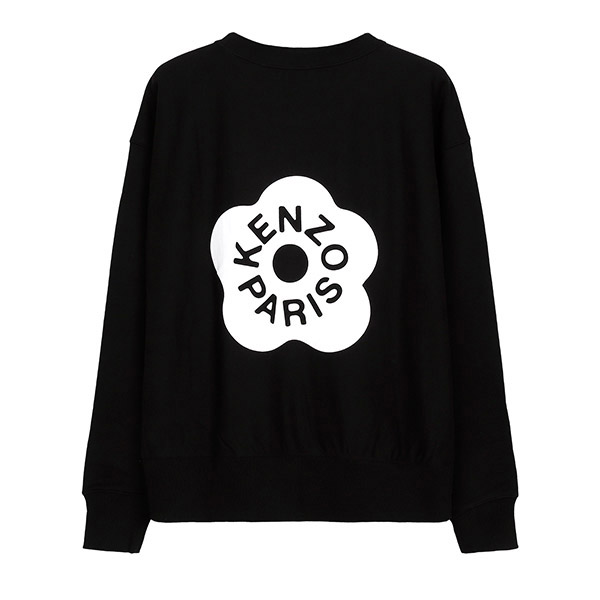 Black Bokeh Flower Sweatshirt