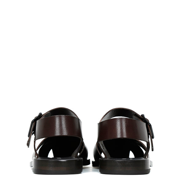 Dark Chocolate Strap Sandal 