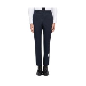 NAVY COTTON TWILL UNCONSTRUCTED CHINO TROUSER