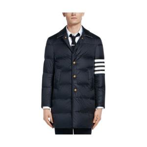 4-BAR MATTE NYLON BAL COLLAR OVERCOAT