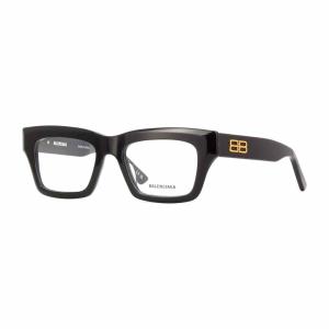BALENCIAGA Logo-Temple Square Frame Glasses