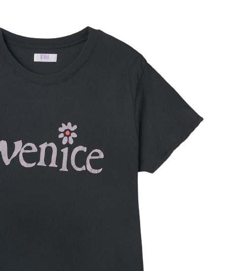 Public Venice logo short-sleeved T-shirt - Black