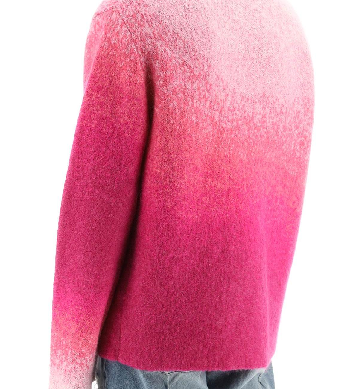 ERL Gradient Crew Neck Sweater Pink