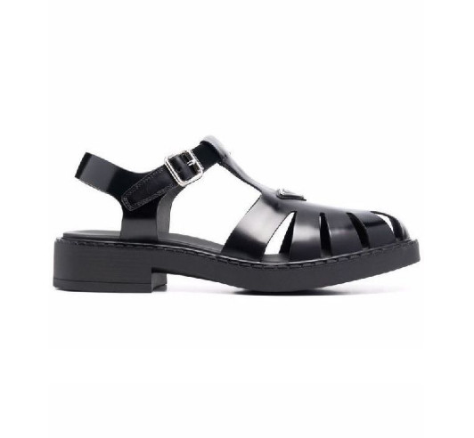 Cut-Outs Buckle Strapped Sandal