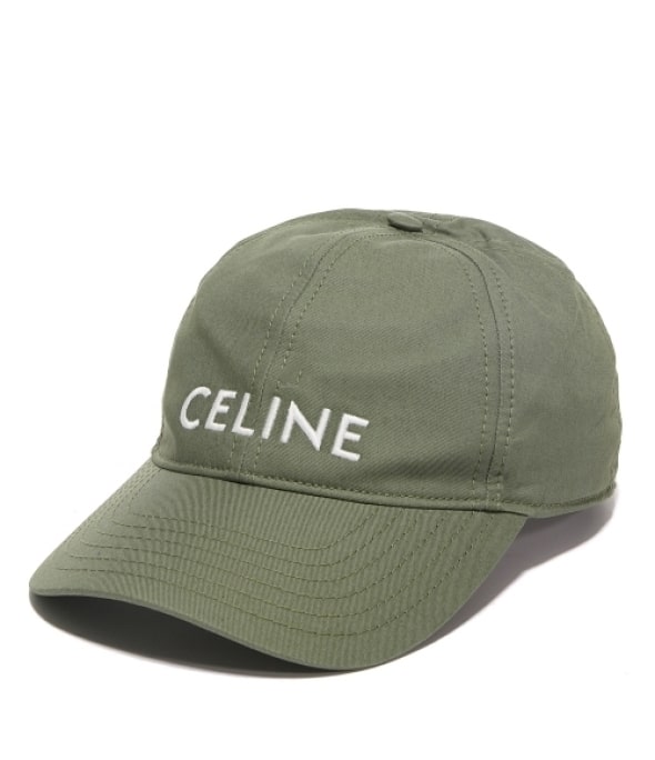 CELINE BASEBALL CAP IN COTTON green