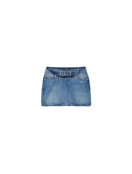 Velk art denim skirt