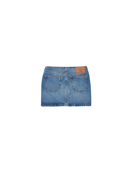 Velk art denim skirt