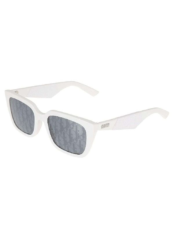 Logo Temple Square Sunglasses white