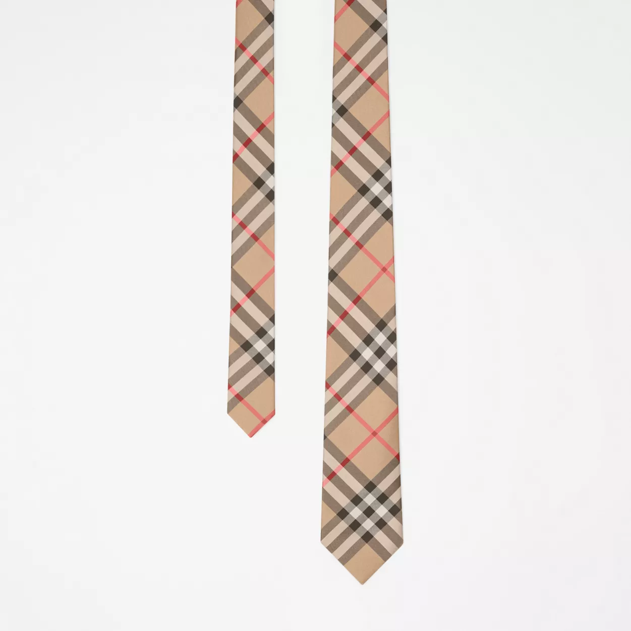 Carry-Over Modern Cut Vintage Check Silk Tie