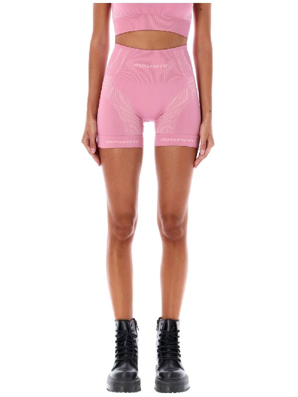 logo active cycling shorts Pink