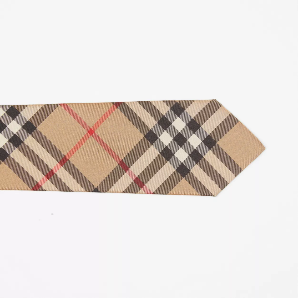 Carry-Over Modern Cut Vintage Check Silk Tie