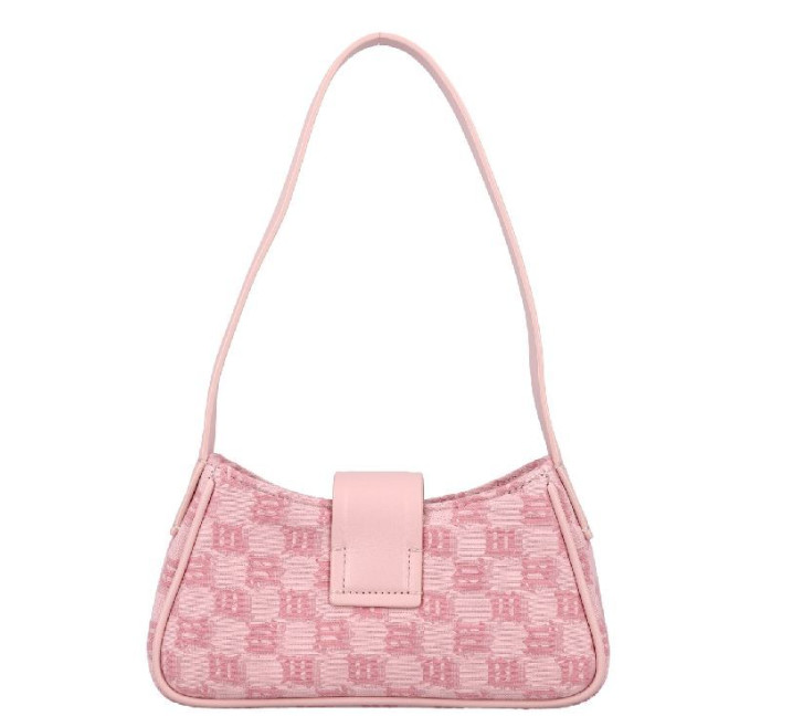 Logo Jacquard Monogram Mini Shoulder Bag