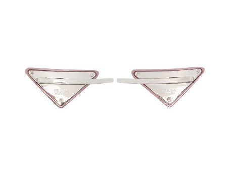 Triangle logo metal hairpin