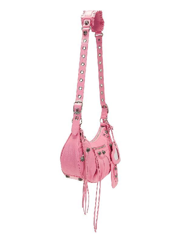 Pink Leather Small Cargoll Bag