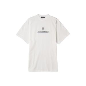 Men's Oversized Logo T-Shirt - White