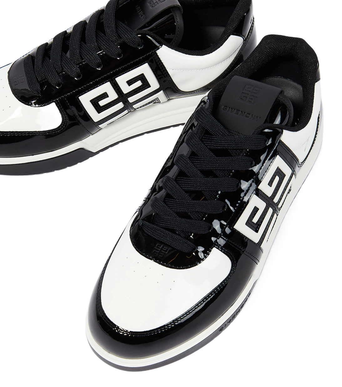 G4 patent leather sneakers