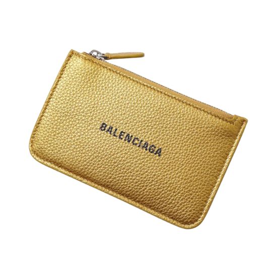 Balenciaga Credit Card Holder 'Gold/Black'