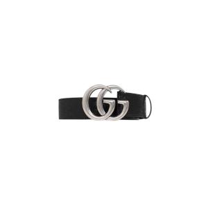 GG Marmont embossed leather belt