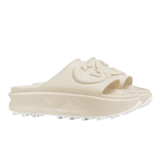 Women's slide sandal with Interlocking G