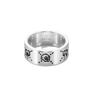 GucciGhost skull ring in silver