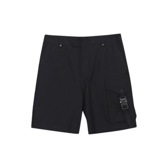 Dior Black Cargo Shorts With ‘CD’ Buckle