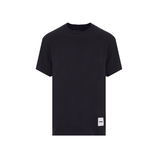 (3 Pack) Jil Sander Organic Cotton T-Shirt Set Navy (3 Pack)