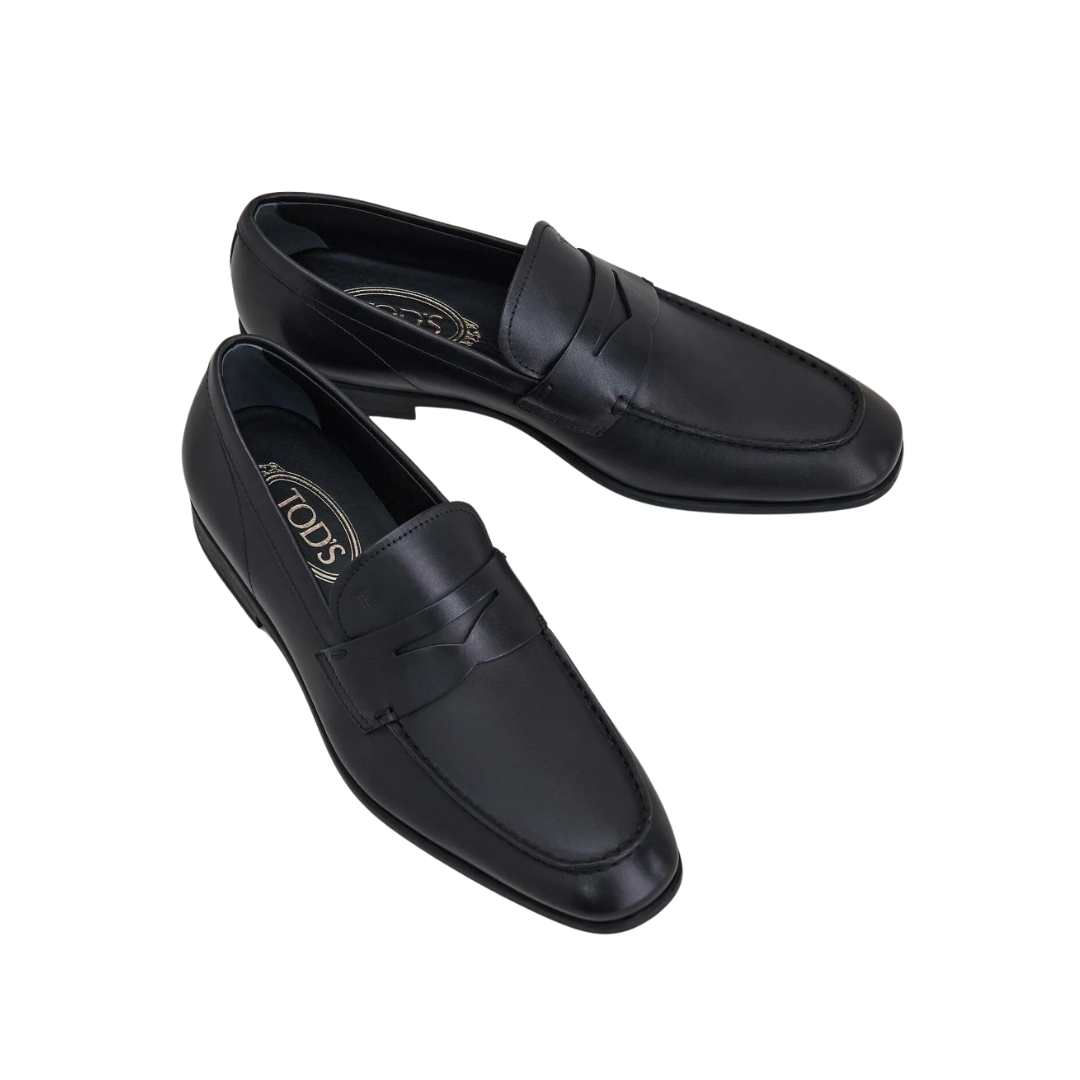 Leather penny loafer 