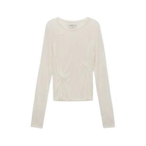  PINCHED SLIM TOP IN IVORY