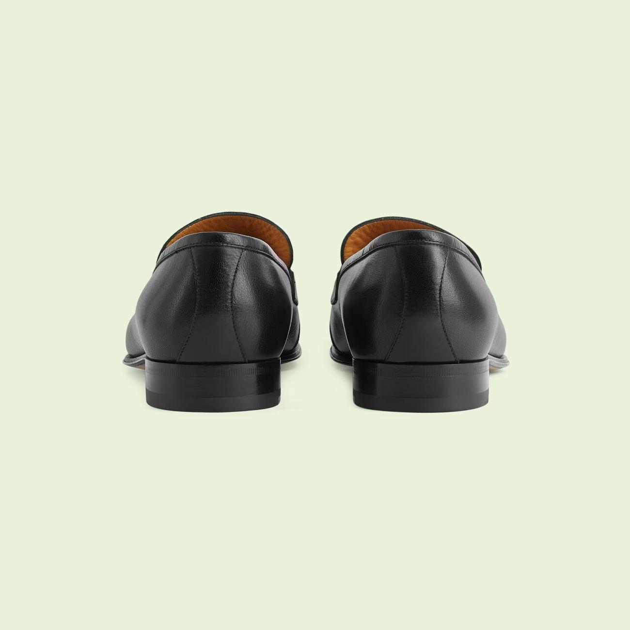 Men's loafer with Interlocking G (BLACK)