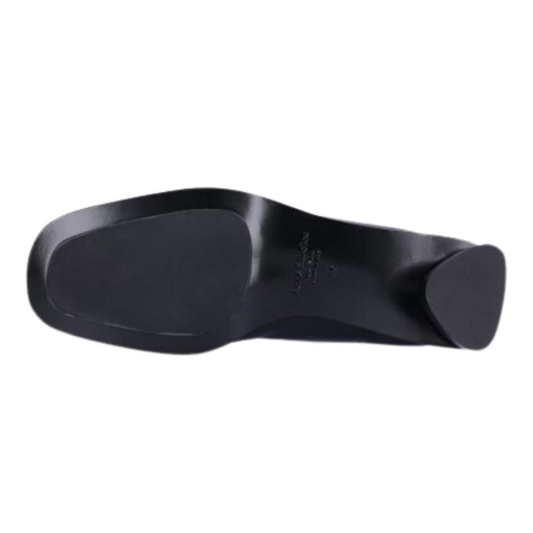 Bertine Branded Leather Boots