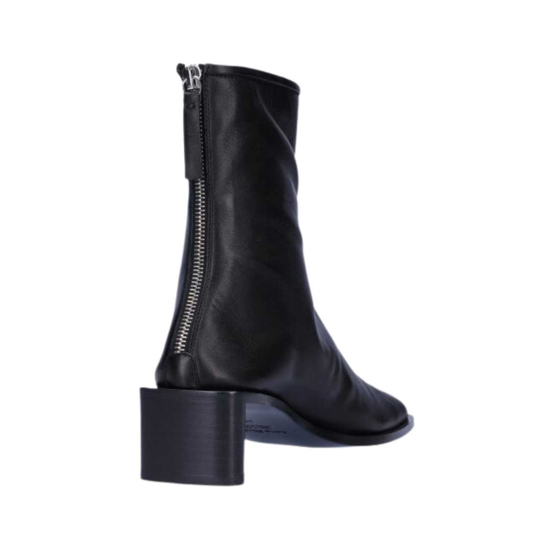 Bertine Branded Leather Boots