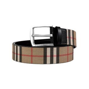 Vintage Check Leather Belt Trend Mecca