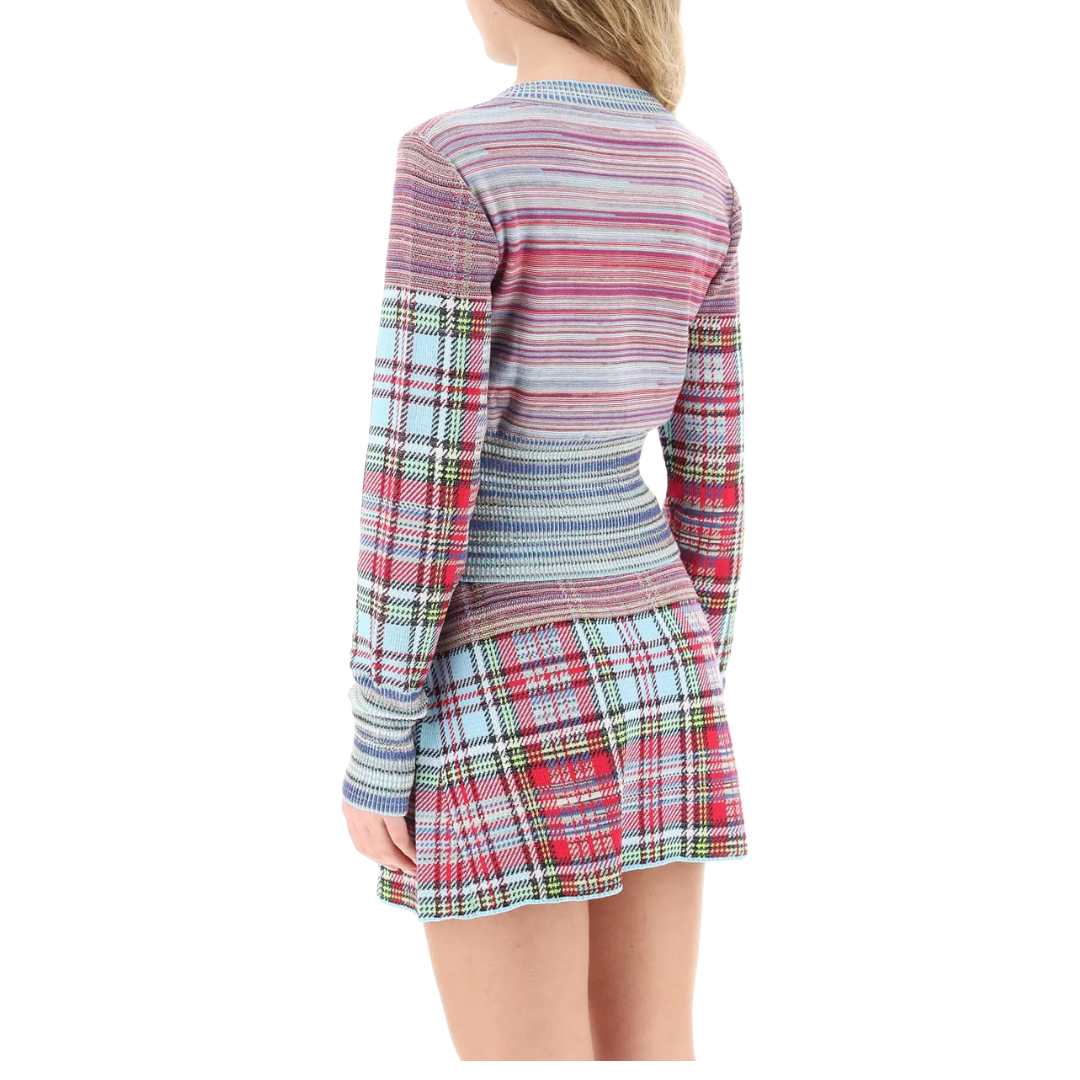 Tartan cardigan