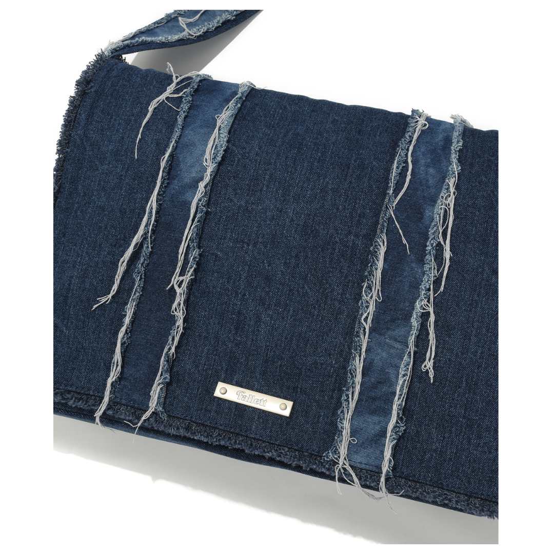 Grunge cross big bag indigo