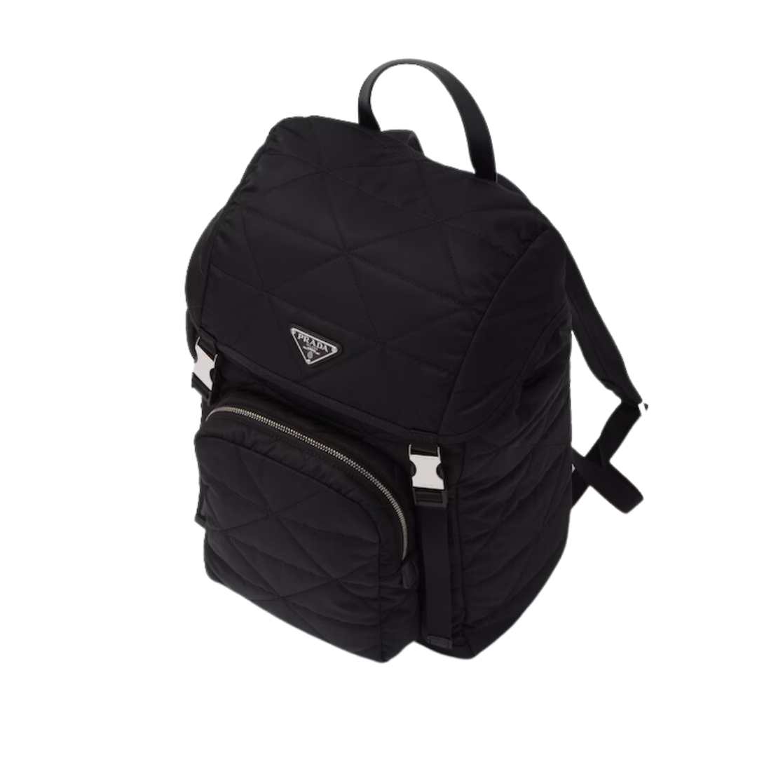 Topstitching decorated Re-nylon backpack