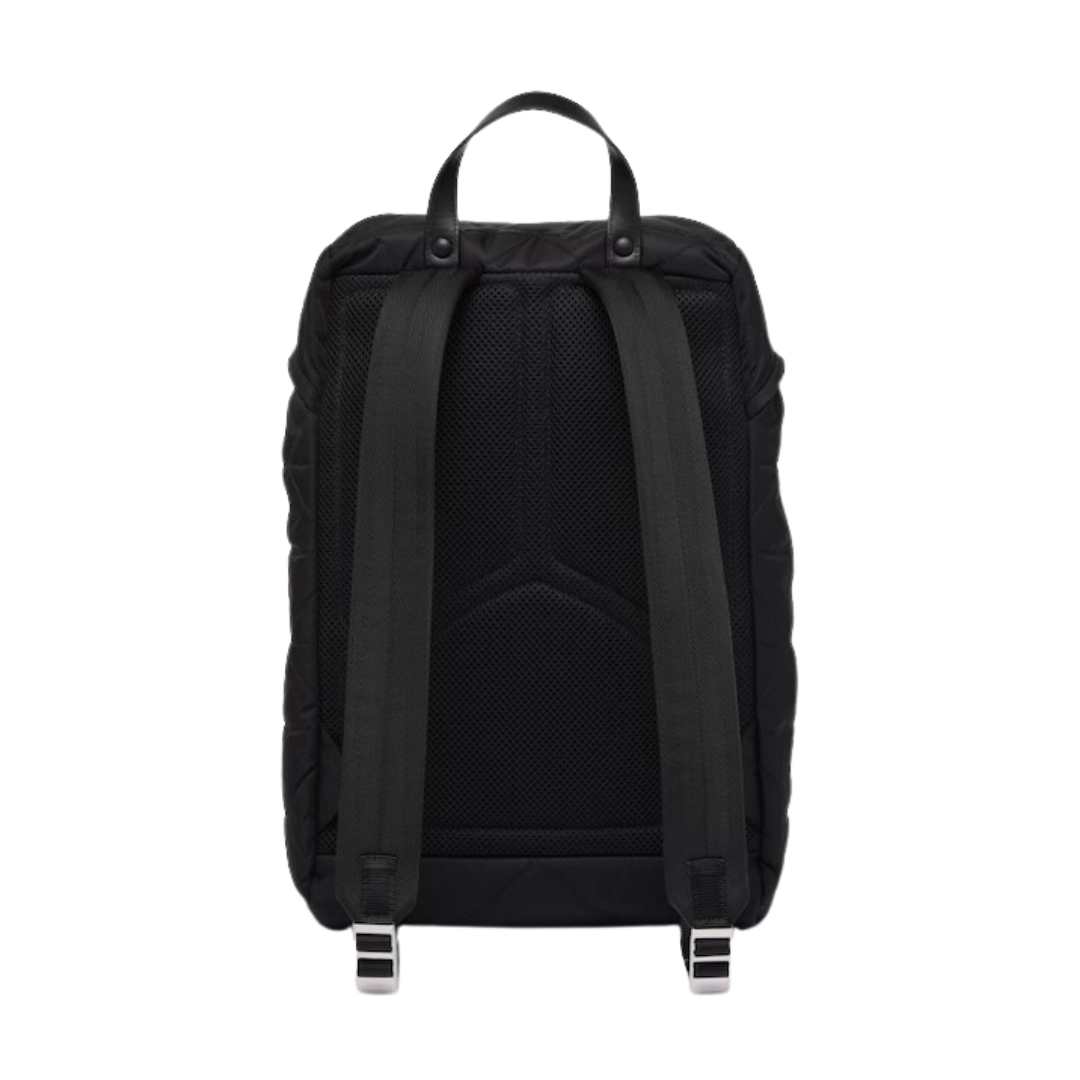 Topstitching decorated Re-nylon backpack