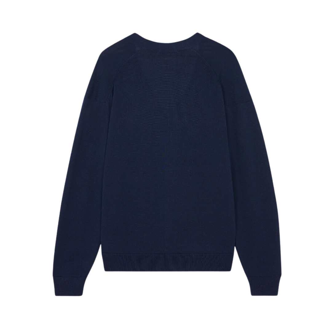 Dressed Fox Patch Relaxed Cardigan