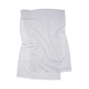 LIGHT WOOL SCARF - OVERSIZED - LIGHT GREY