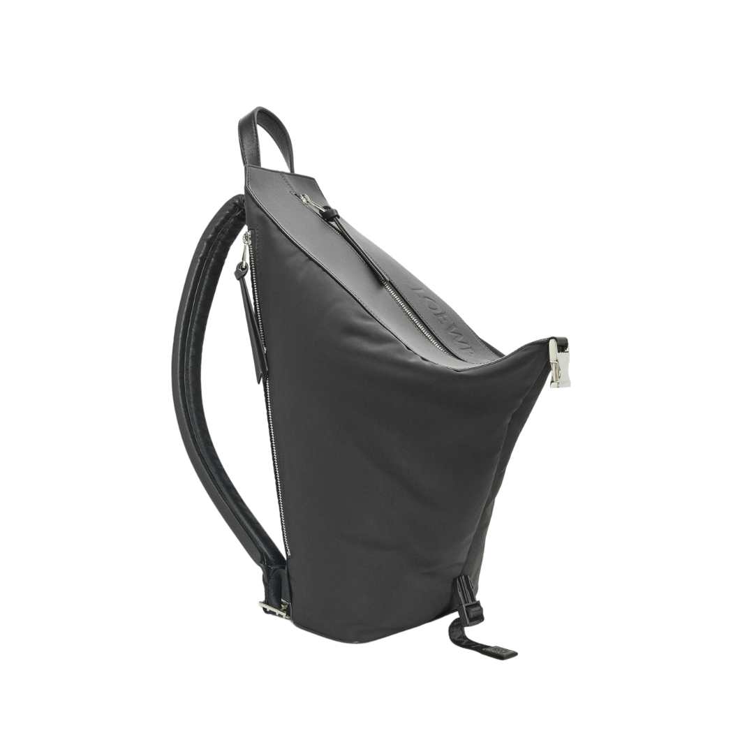 Small Convertible backpack in nylon and calfskin