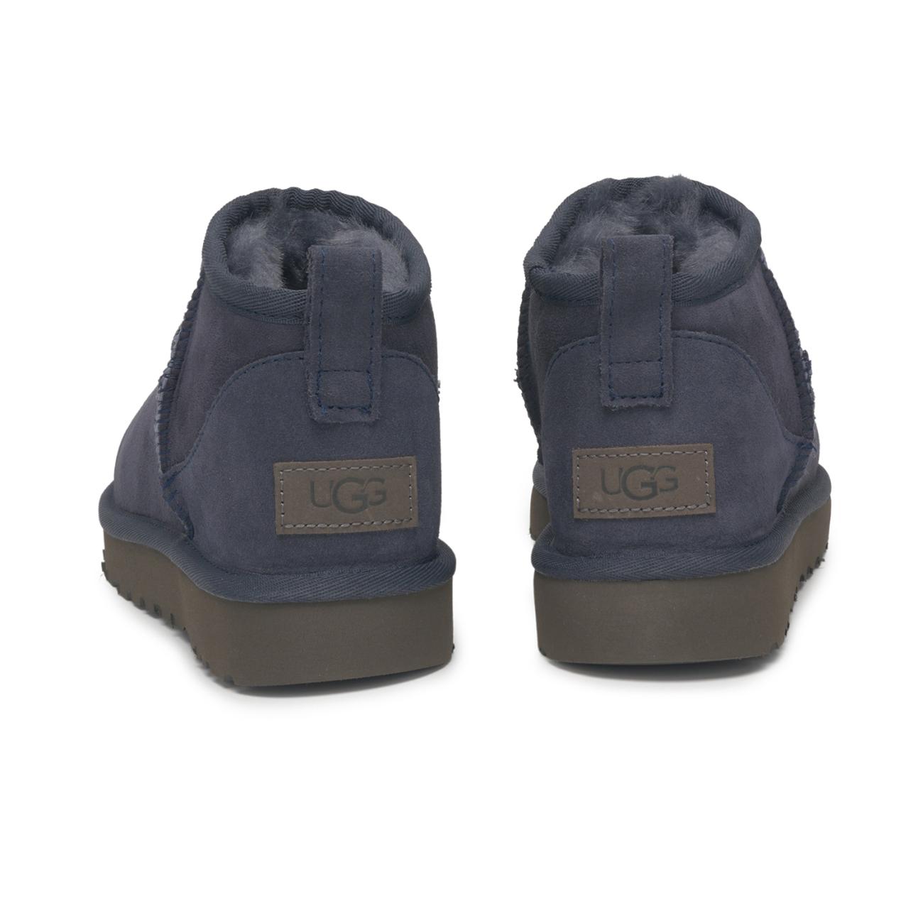  Suede leather mini boots (classic ultra mini) - Eve Blue